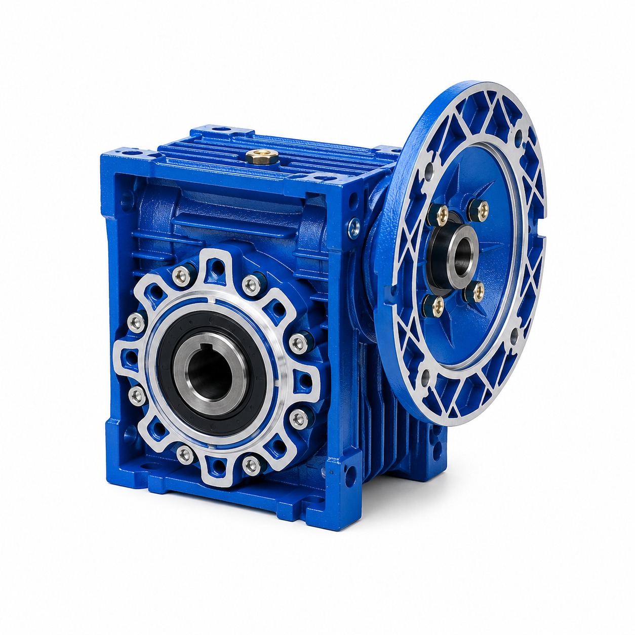 NMRV worm gearbox for a compact conveyor system