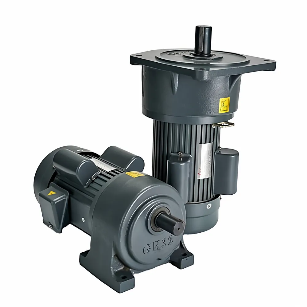SMK single-phase and three-phase small AC gear reduction motors