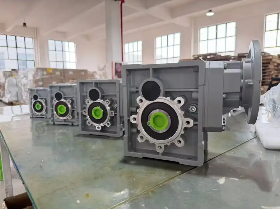 SMK hypoid gear reducers prepared inside the factory