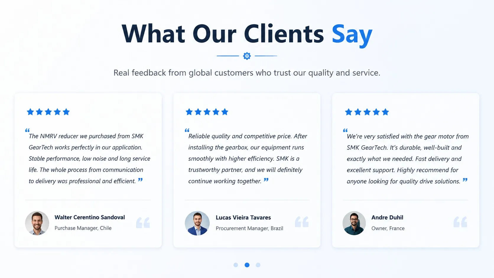 What Our Clients Say